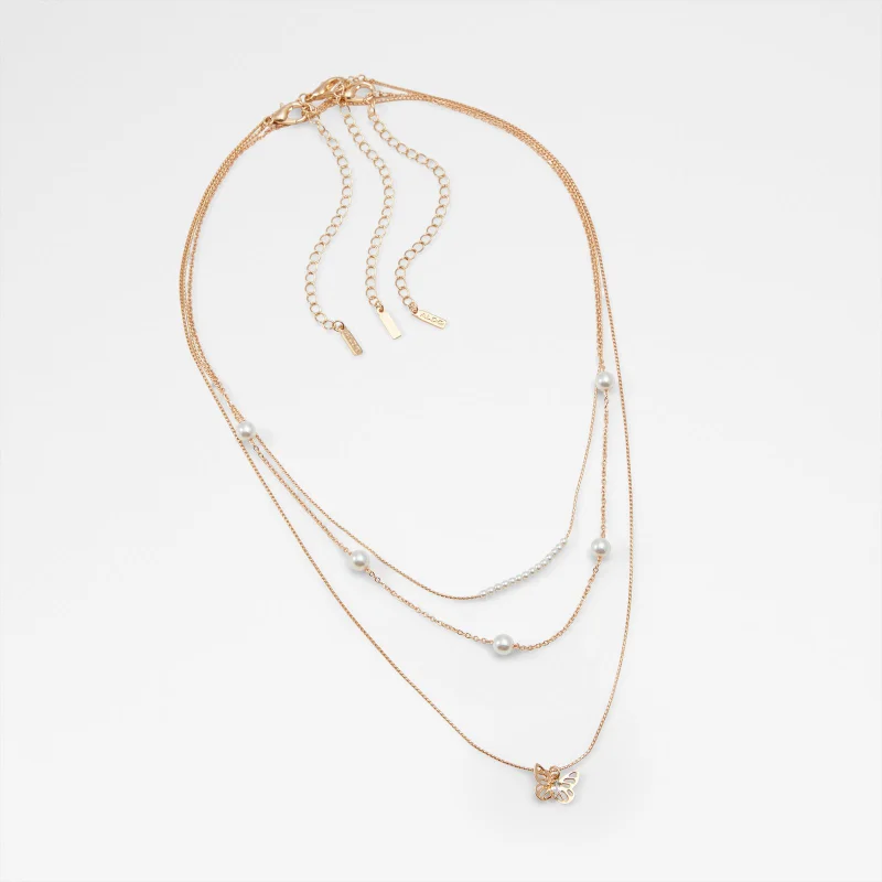 الدو ANNPEARL Gold-Tone Layered Necklace
